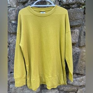 Aerie Oversized Yellow Shirt
